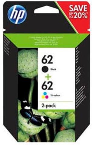 HP 62 Pack (N9J71AE) Cartucho tinta negro + color