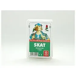 Skatkarten Deck Kartenspiel Kartenblatt Spielkarten Poker Rommé 32 Stück