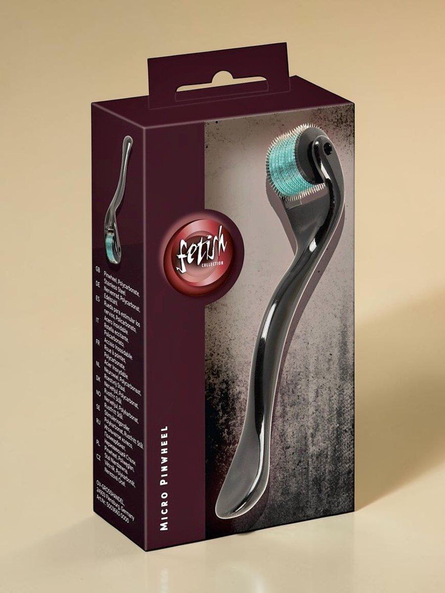 Fetish Collection Micro Roue à Picots en Acier Inoxydable pour Stimulation Sensuelle