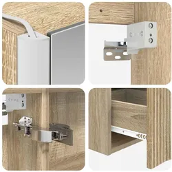 vidaXL, Badmöbelset, Badezimmer-Waschtisch