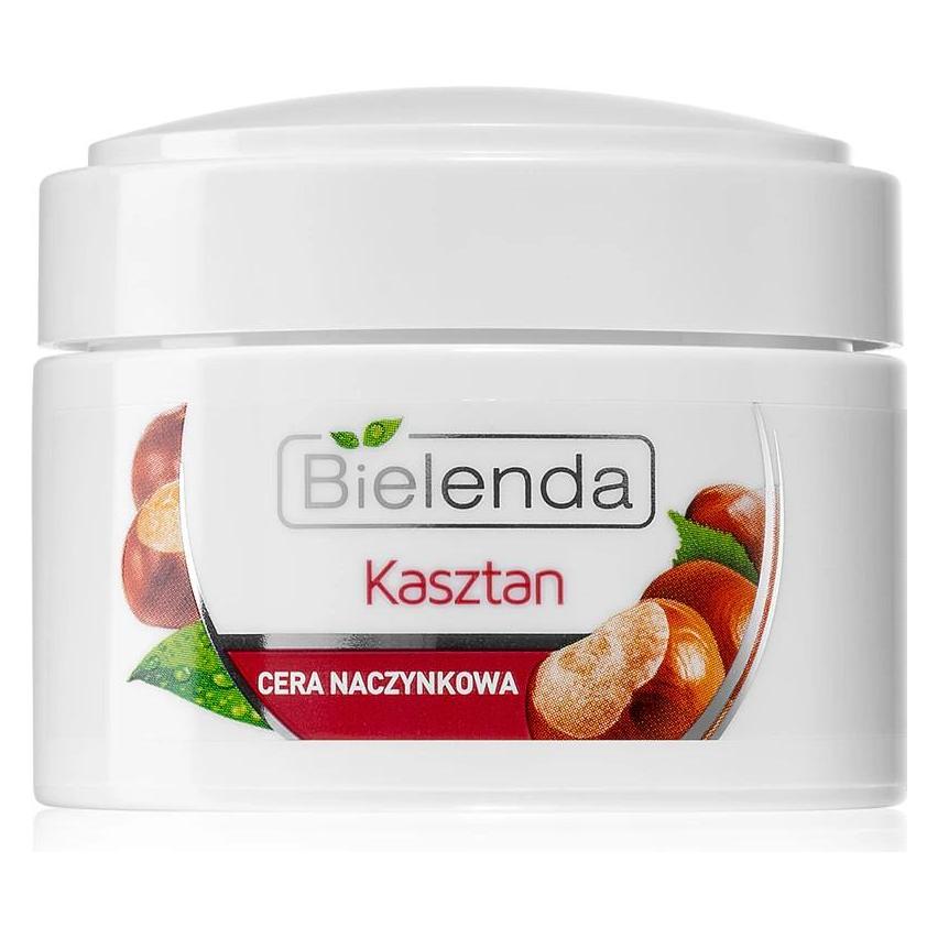 Bielenda Bouquet Nature Soothing Strengthening Cream For Capillary Complexion Day/Night Chestnut (50 ml, 24h Creme) (133500)