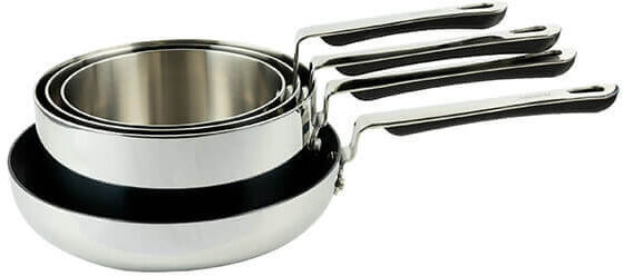 Commichef Stackem Tri Ply 4 Piece Cookware Set