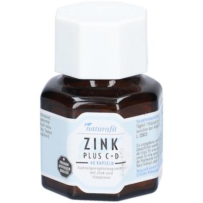 Naturafit Zink Plus C+D Kapseln 40 St