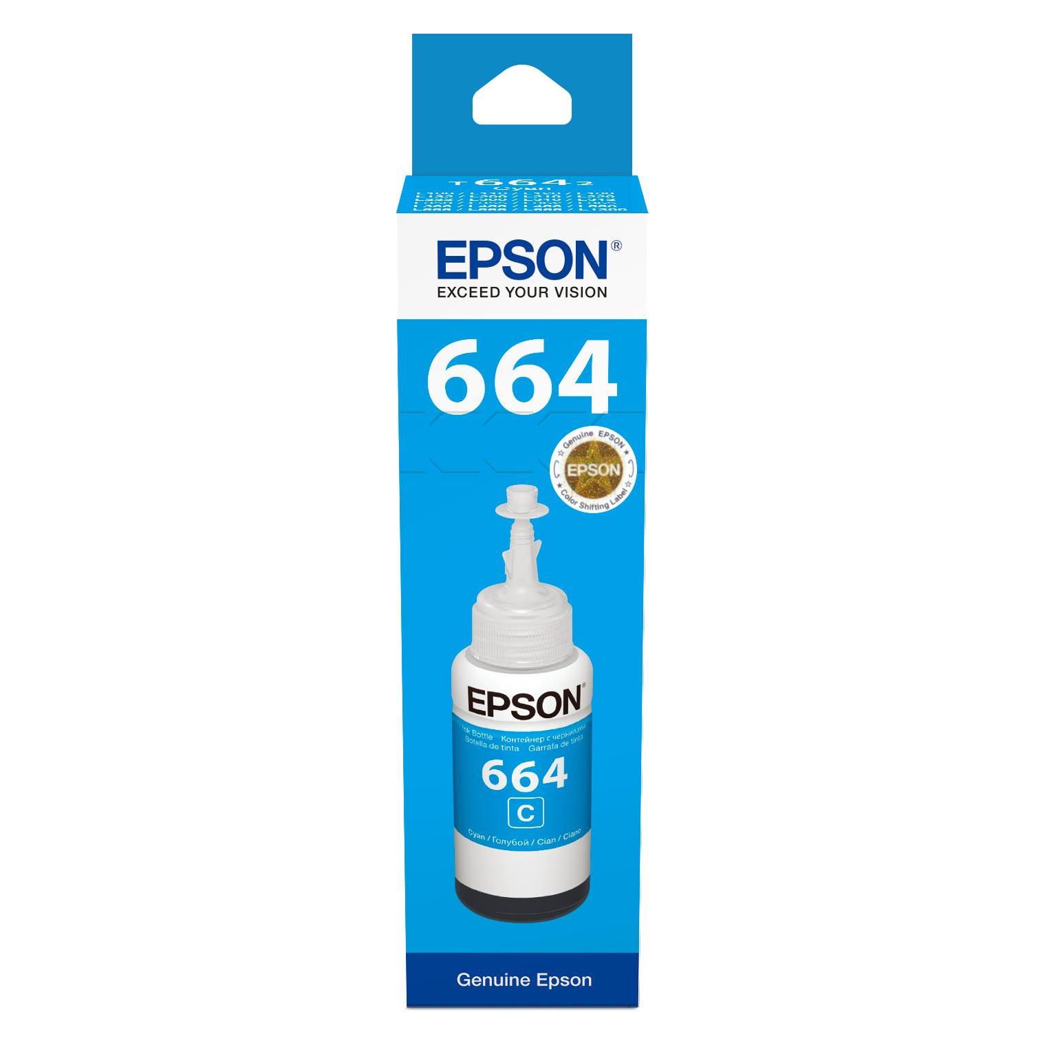 Epson ECOTANK Ink Bottle T6642 C (C13T66424A)