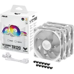 ASUS TUF Gaming TR120 ARGB Standard Blade weiß 3IN1 Gehäuselüfter