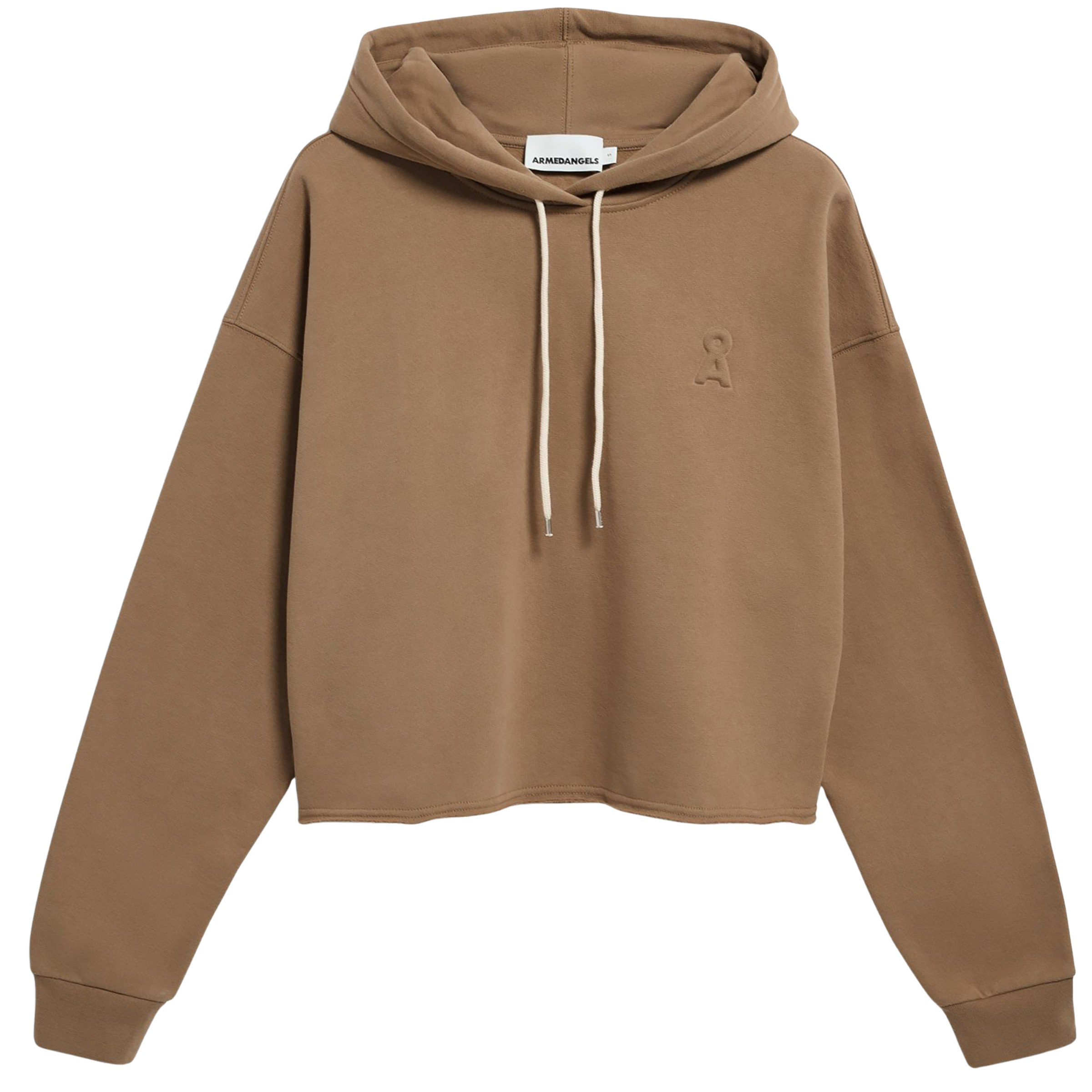 Armedangels Iconic å Open Edge Damen Hoodies braun Größe S Lifestyle Atmungsaktiv