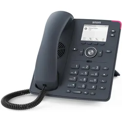 Snom D150 SIP Tischtelefon, Telefon, Schwarz