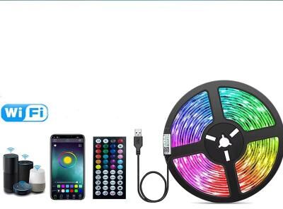 Inspired Finds RGB LED Strip Lights 5 V USB 3535 Music Sync Color Changing Light Strip 3.28 Ft98.43 Ft wifi 44key 6.56ft