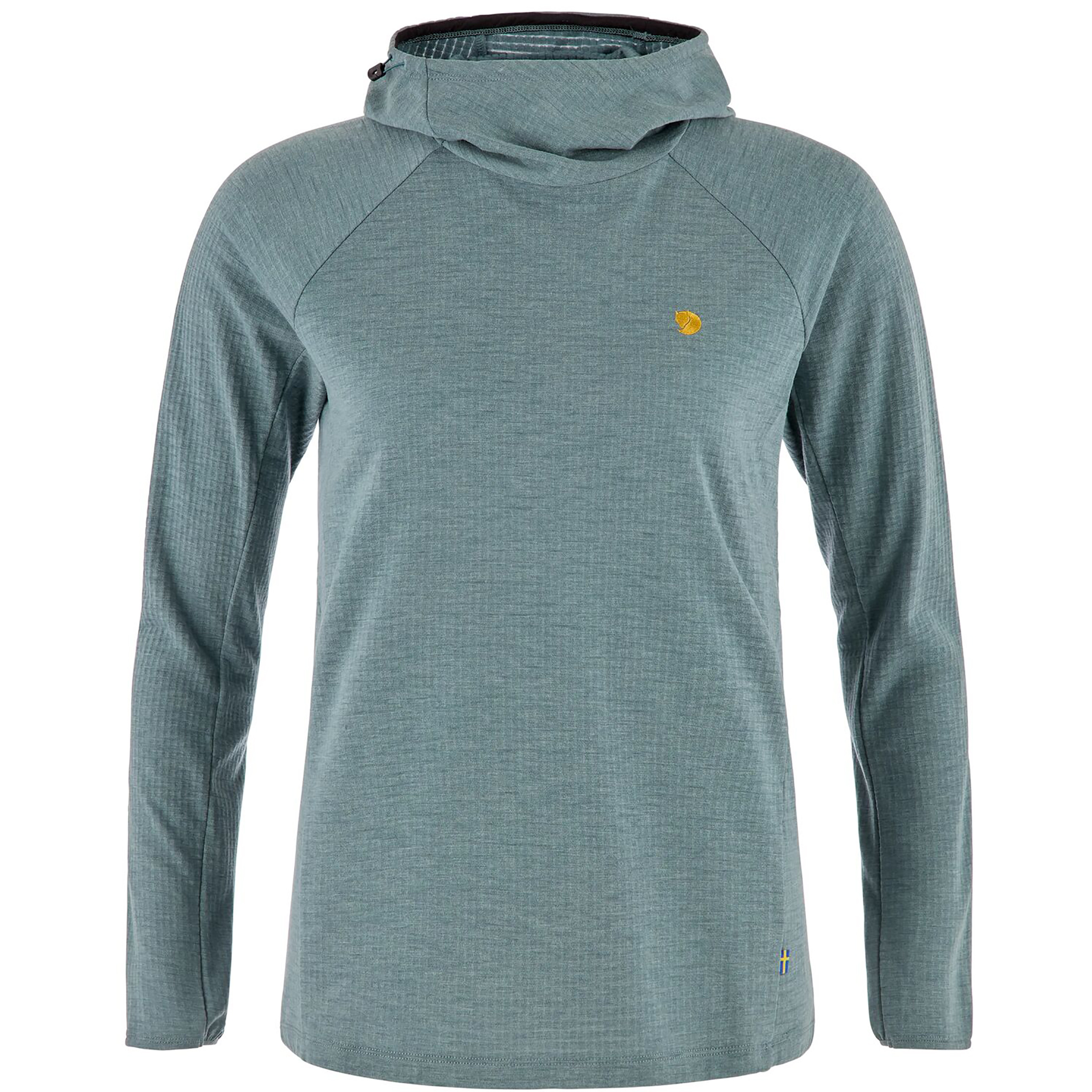 Fjällräven Bergtagen Midlayer Damen Hoodies blau Größe M Trekking Schnell trocknend