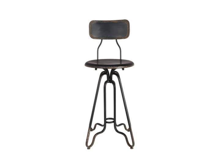 Dutchbone Barhocker Vintage Barhocker OVID BLACK von DutchBone