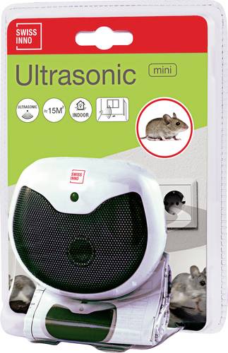 Swissinno Mini Ultraschall Indoor Nagetier Abwehr Funktionsart Abschreckung Wirkungsbereich 15m² 1St.