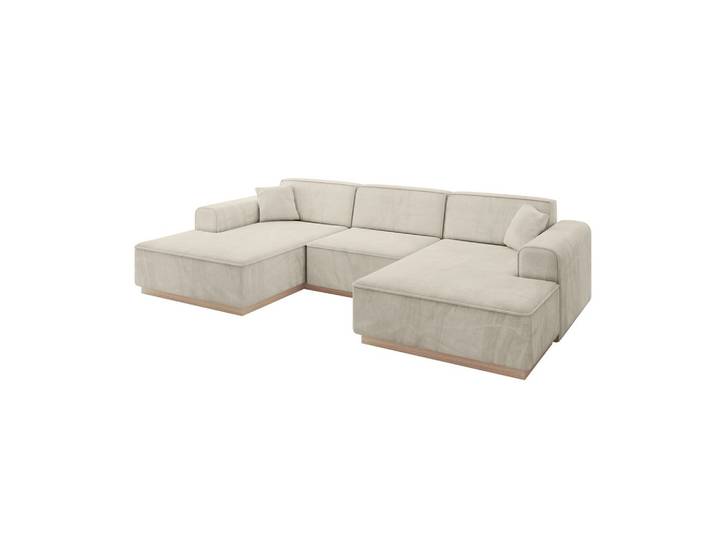 WOHNLANDSCHAFT IREA-U1 - 303x171x83 cm Dunkelgrau