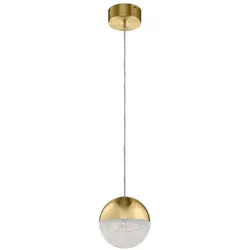 Pendelleuchte Hängelampe Deckenleuchte LED Gold Kugelleuchte Esszimmerlampe