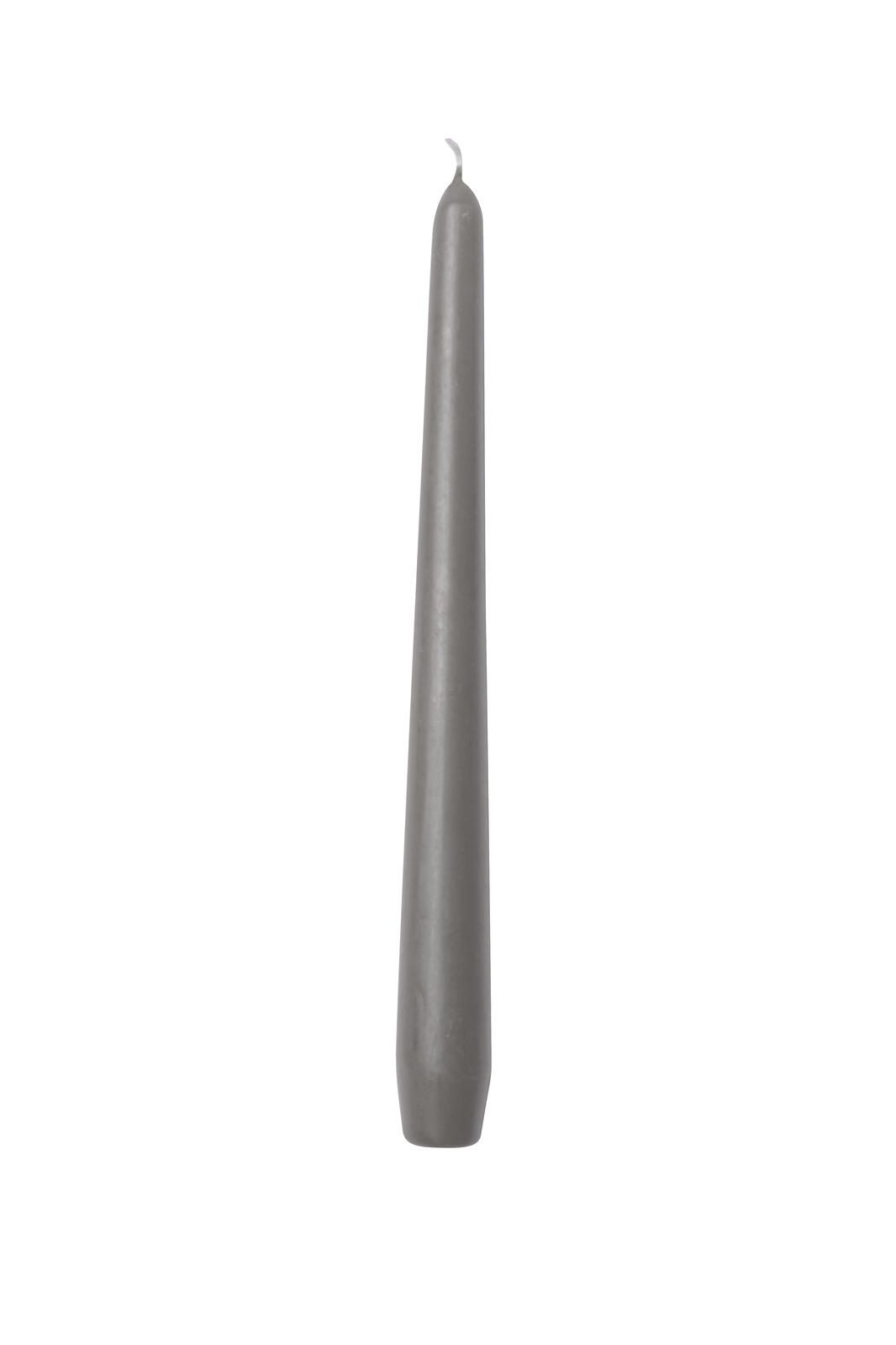 STARPAK PAPSTAR Kerzen 25 cm grau 84805