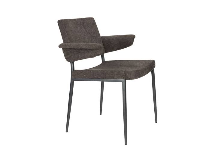 Design Armlehnstuhl „Portland“ Grau Dutchbone