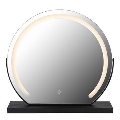 GLOBO LIGHTING LED Spiegelleuchte "RIVAS", silber (schwarz), Leuchten, Spiegel/Touch Ein/Aus/IP44/Touchdimmer/ LxBxH: 520x120x485mm