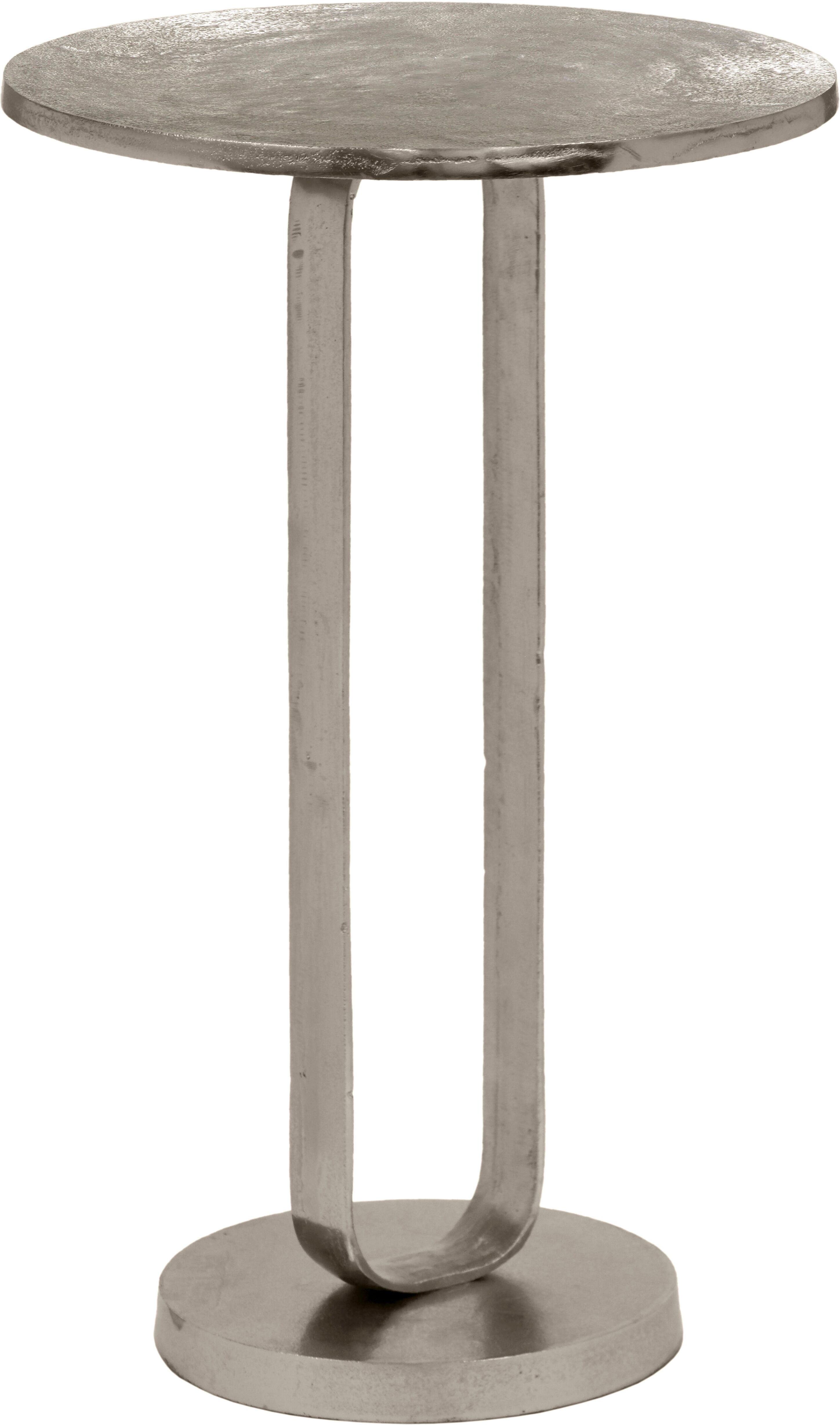 Beistelltisch MIRRORS AND MORE "TAMARA", silber (silberfarben), H:61cm, Tische, Beistelltisch silberfarben B/H/T: 61cm