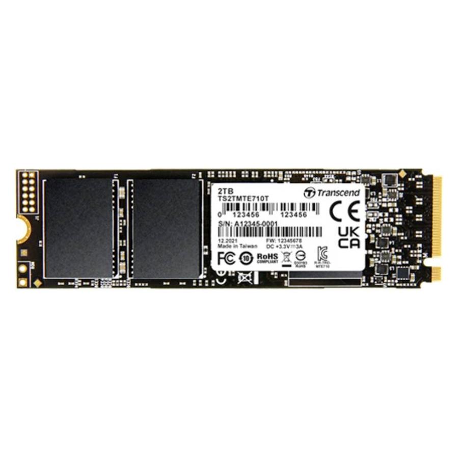 Transcend 256GB M.2 2280 PCIe Gen4x4 M-Key 3D TLC (256 GB, M.2 2280) (TS256GMTE710T)