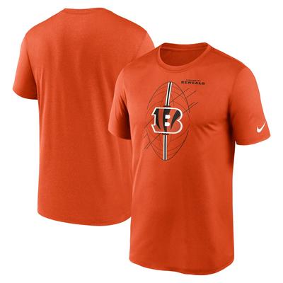 T-Shirt NIKE "Nike T-Shirt Cincinnati Bengals Nike Legend Icon", Damen, Gr. XL, orange, 100% Polyester, Shirts T-Shirt