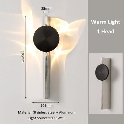 Friendly Fresh Finds Modern LED Wall Sconce Decorative Corrugated Wall Light For Living Room Hallway Bedroom 1 Head