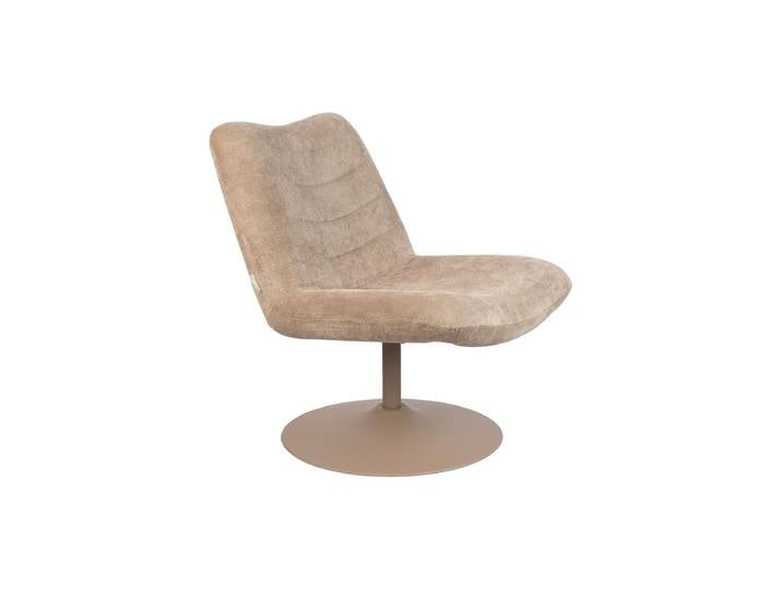 Drehbarer Design Loungesessel „Bubba“ Beige Dutchbone