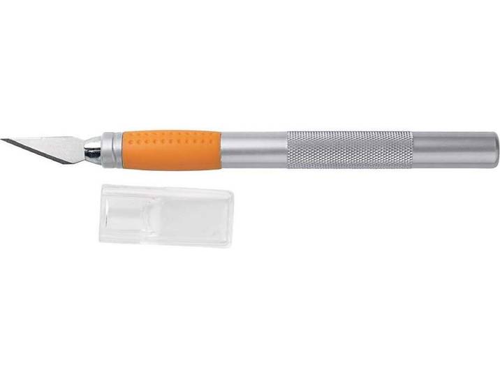 Fiskars Art Hobbymes - 13cm - Zilver/oranje
