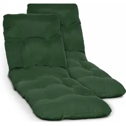 ROLLLIEGENAUFLAGE Flair RL 190x60x8cm Dunkelgrün (2tlg)