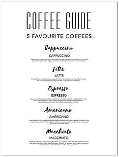 Uplift Essentials Coffee Guide Poster Modern Cafe Shop Menu Prints Nordic Coffee Culture Canvas Painting For Kitchen Wall Decor style 17 24x35 In