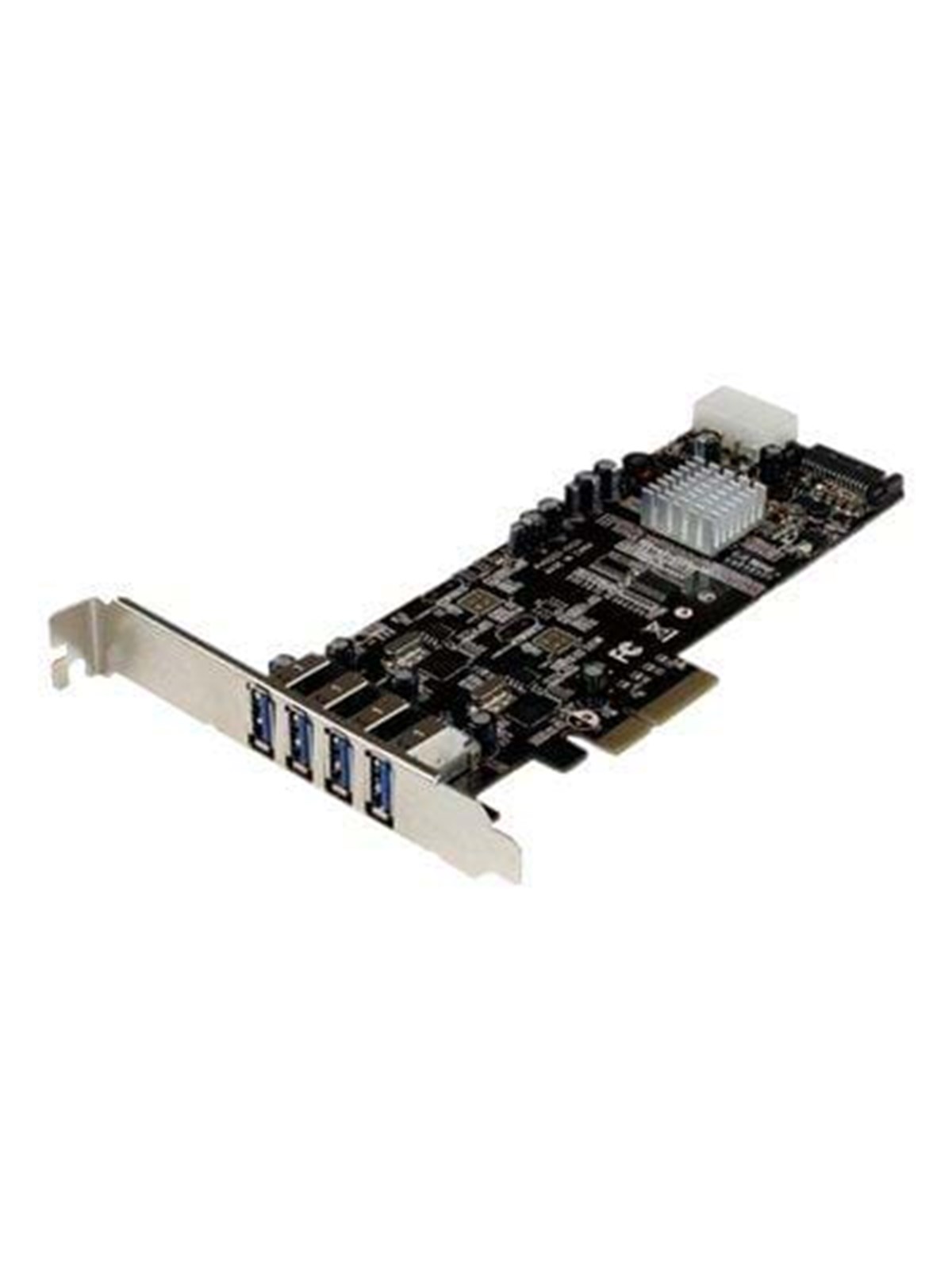 StarTech.com 4 Port Dual Bus PCI Express PCIe USB 3.0 Card w/ UASP & Strom