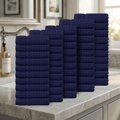Home Weavers Inc Home Weavers Willow Collection 630GSM Cotton Zero Twist Super Absorbent Wash Cloth - 13x13