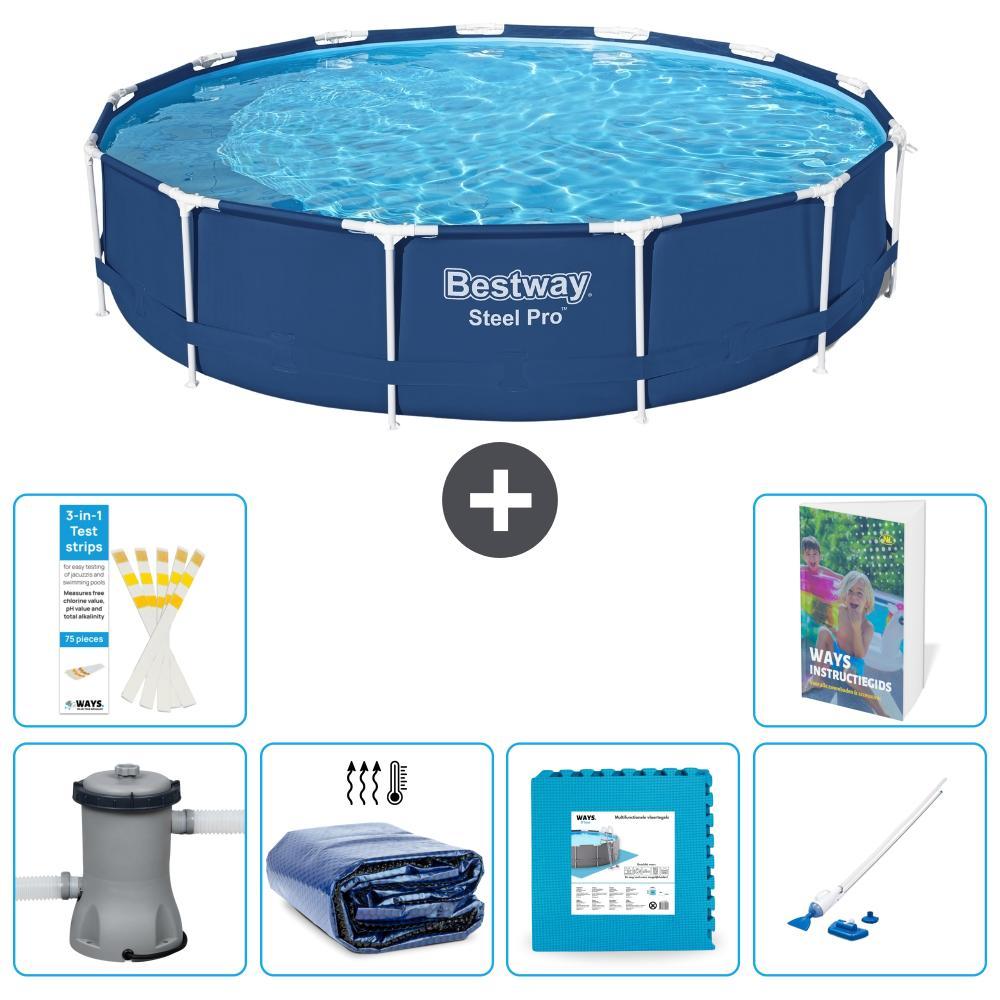 Bestway Steel Pro Rund - 396x84 cm - 5-teilig S319