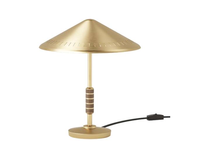 LYFA Lampe de table Governor 250 Brass-walnut