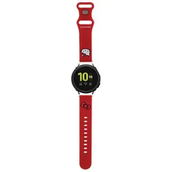 Hello Kitty Silicone Kitty Head - universell Armband für Smart- Uhr 20 mm (rot)