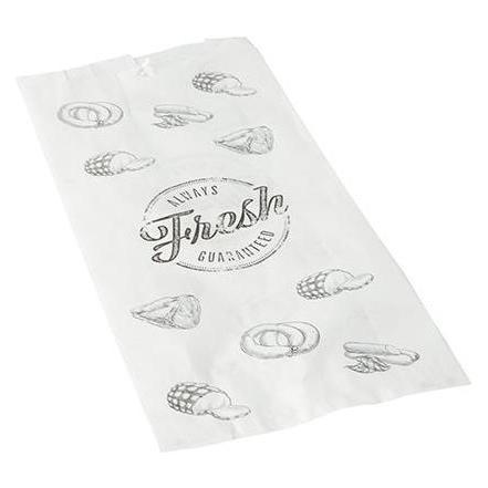 Papstar Fleischerbeutel, Kraftpapier, gef"delt, klein (82664)