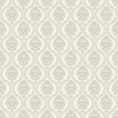 York Wallcoverings Petite Ogee Taupe Wallpaper