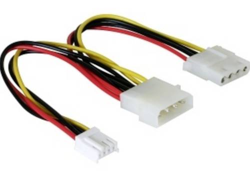 Delock Strom Anschlusskabel 0.25 m Mehrfarbig