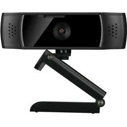 Sandberg USB Autofocus DualMic Webcam 2,07 MP 1920 x 1080 Pixel USB 2.0 Schwarz (2.10 Mpx), Webcam, Schwarz