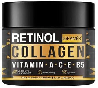 Inspire Essentials Mens Retinol Collagen Face Cream Anti Aging Moisturizing Skin Care 60g