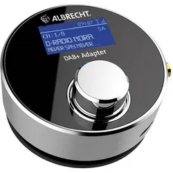 Albrecht DR 54 (DAB, DAB+), Radio, Silber, Schwarz