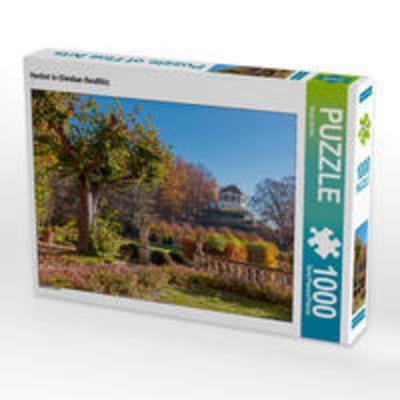 CALVENDO Puzzle Herbst in Diesbar-Seußlitz | 1000 Teile Lege-Größe 64x48cm Foto-Puzzle für glückliche Stunden