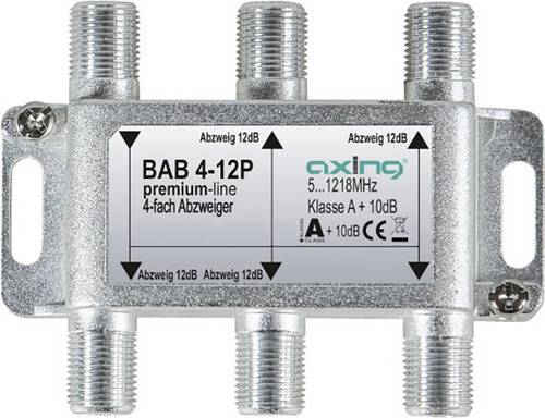 Axing BAB 4-12P Kabel-TV Abzweiger 4-fach 5 - 1218MHz