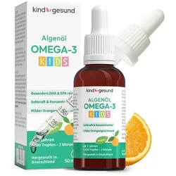 KINDGESUND Algenöl Omega-3 Kids DHA & EPA Orange 50 ml