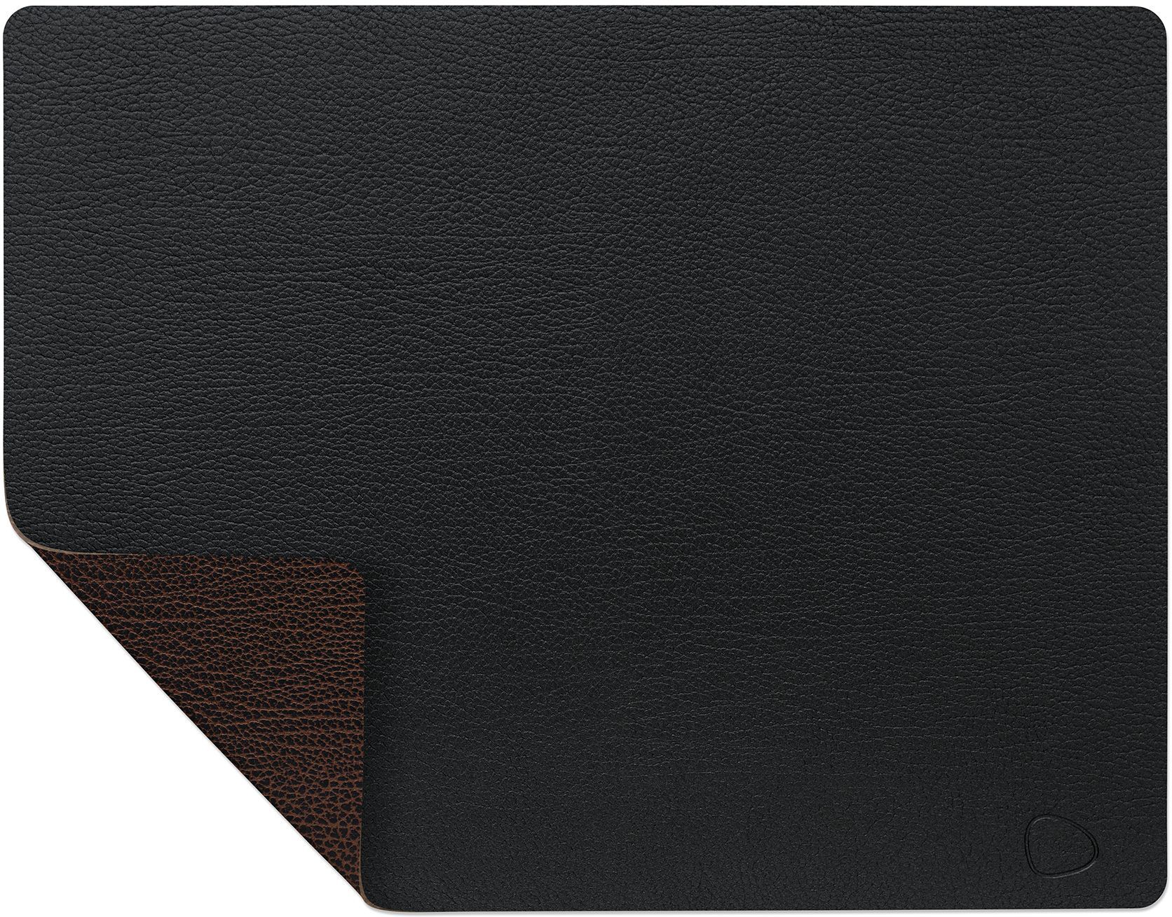 Lind DNA Tovaglietta Double Square Bull Black/ Bull Brown 35x45 cm