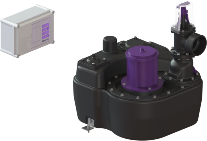 Kessel-Hebeanlage Aqualift-F 28644 mit Absperreinrichtung