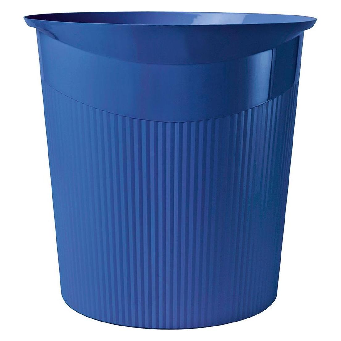 Han Papierkorb Re-LOOP, 13 Liter, blau 13 Liter, 100 % recycelter Öko-Kunststoff (13 l) (18148-914)