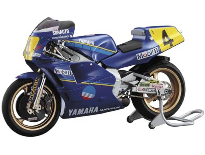 Hasegawa 621768-1/12 Yamaha YZR500, SONAUTO Yamaha 1989 schaal 1:12