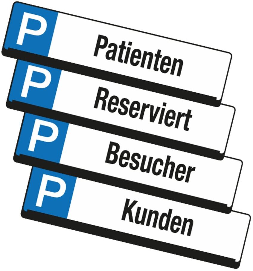 Eichner Parkplatz-Reservierungsschild Patienten (9219-00275)