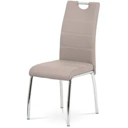 Autronic Esszimmerstuhl Kunstleder beige HC-484 LAN