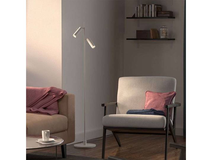 Pipeline 2 Stehleuchte Matt White - Herstal - Wohnzimmer - Metall