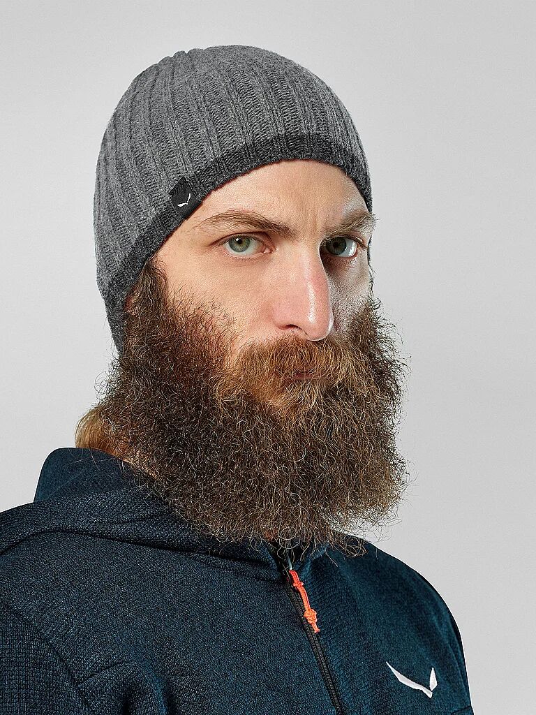 SALEWA Mütze Ortles Wool grau B